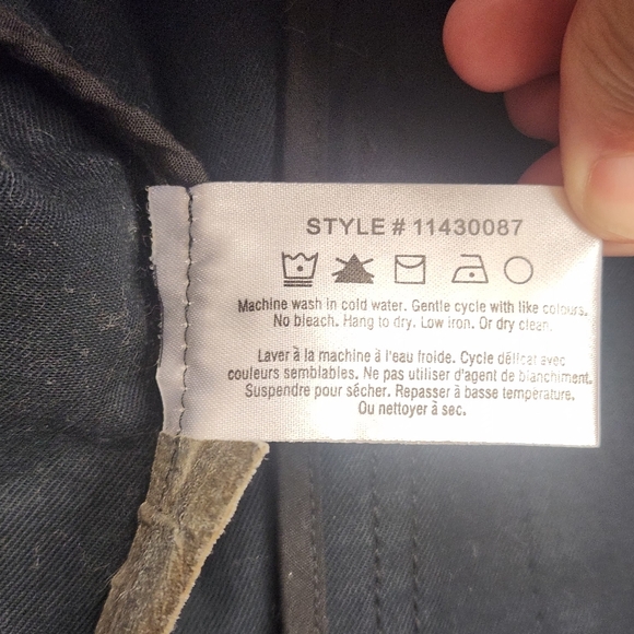 Club Monaco Dark Navy Denim Trucker Jacket Size M - Picture 13 of 15